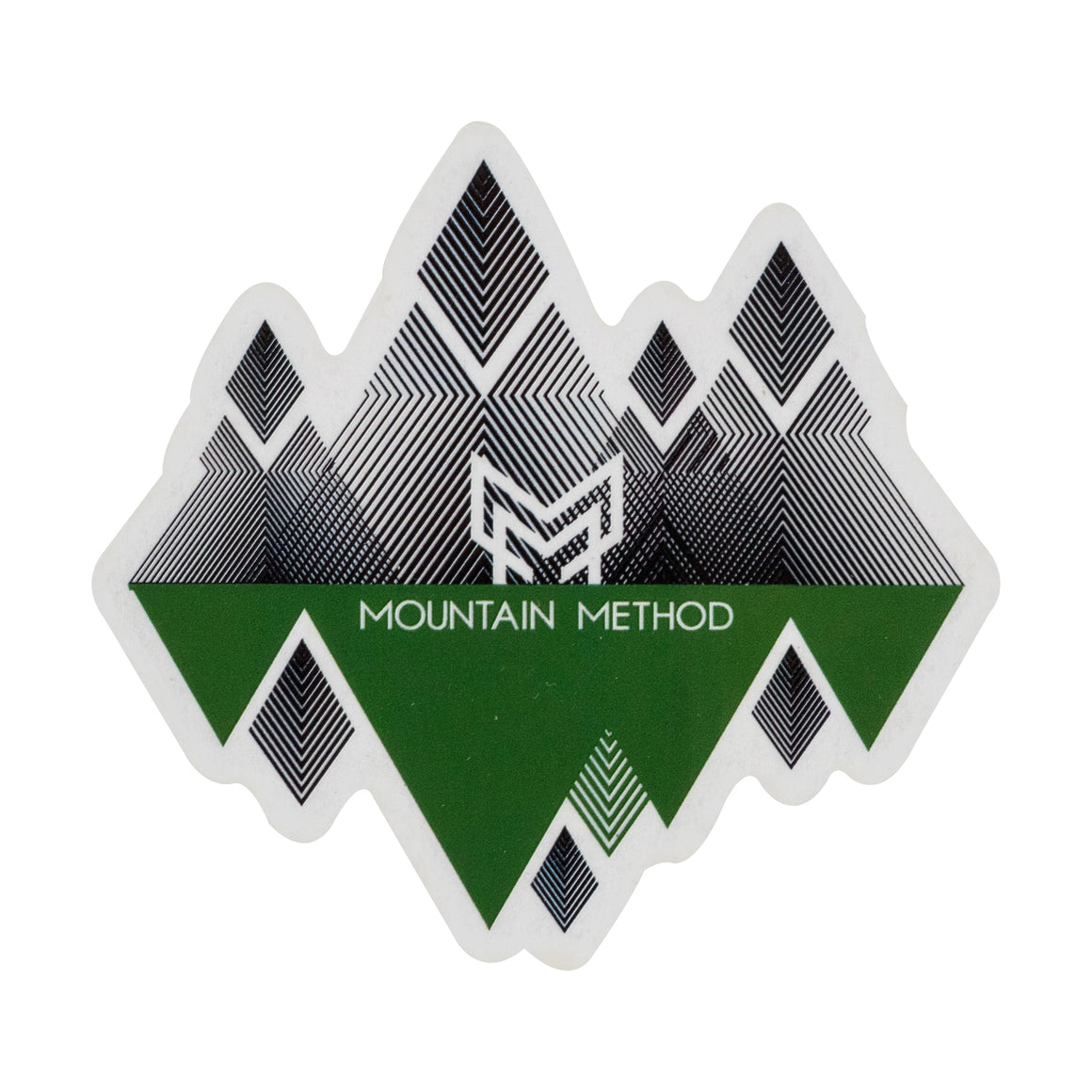 Mountain Method | Geo Mountain Sticker 3x3 | Accessories